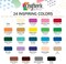 Crafter’s Acrylic Paint Set, 24 (2 fl oz/59 ml) Assorted Matte Finish Colors, DIY Arts And Crafts Acrylic Paint, 48 Fl Oz(Pack of 1)